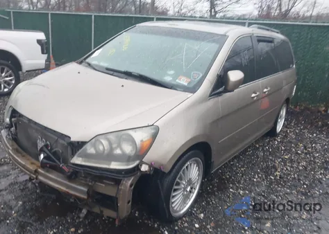 2007 Honda Odyssey Touring from USA, damaged, VIN 5FNRL38807B058602